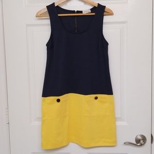 Monteau Color Block Shift Dress